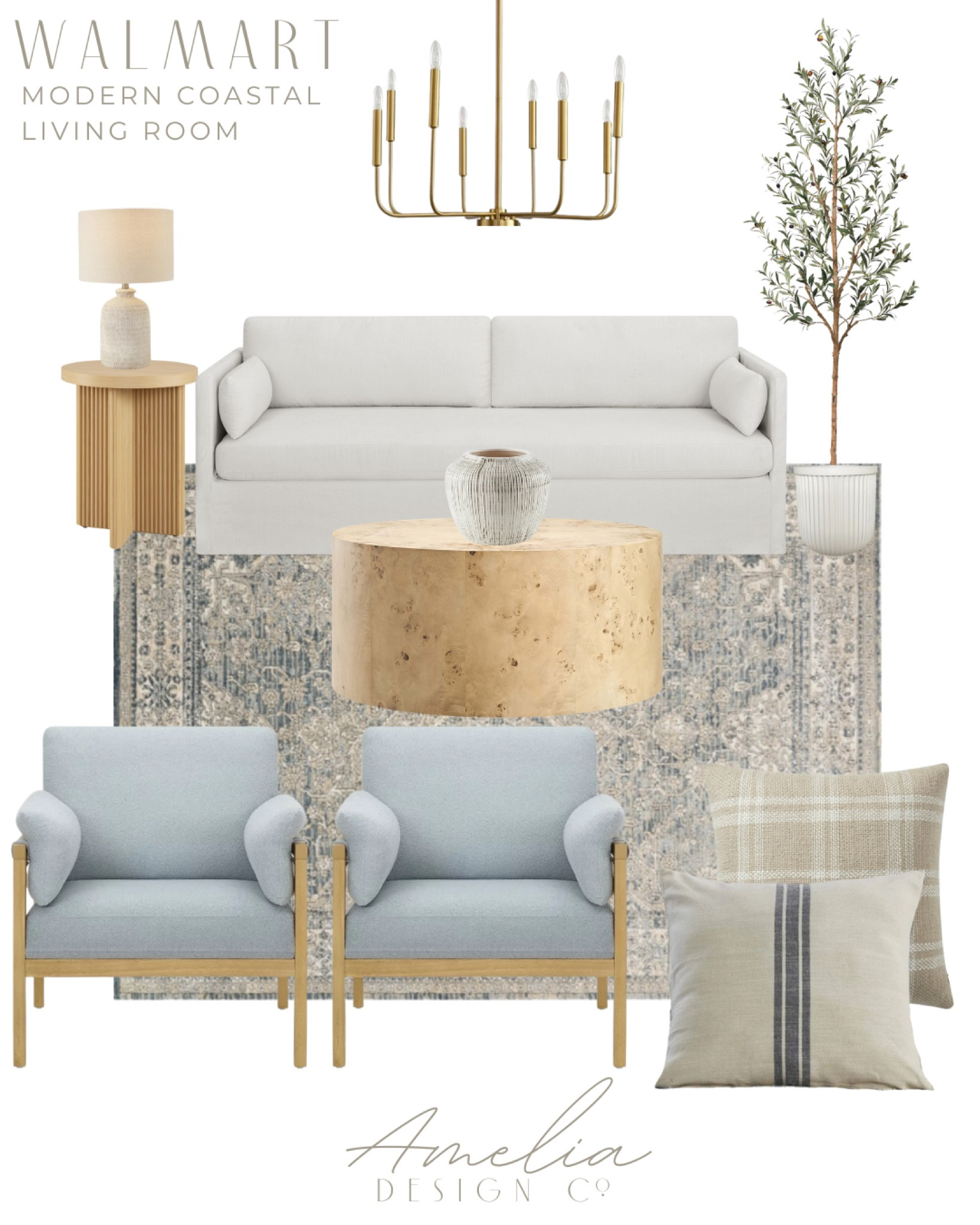 Walmart is coming through with their selections! Loving all these pieces in this muted modern coastal LR  

#LTKsalealert #LTKhome #LTKstyletip
