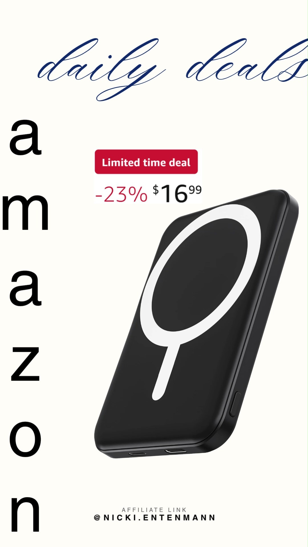Stay powered anywhere with podoru MagSafe Power Bank 5000mAh Ultra Slim Magnetic Portable Charger crafted for effortless charging. Perfect for travel, it blends convenience, style, and confidence seamlessly. #podoru #magsafepowerbank #portablecharger #slimpowerbank #techaccessories #traveltech #powerbankdeal #amazonfinds #shoppingdeal #techgear 🔋📱✨ 

 #LTKHome #LTKSaleAlert #LTKTravel