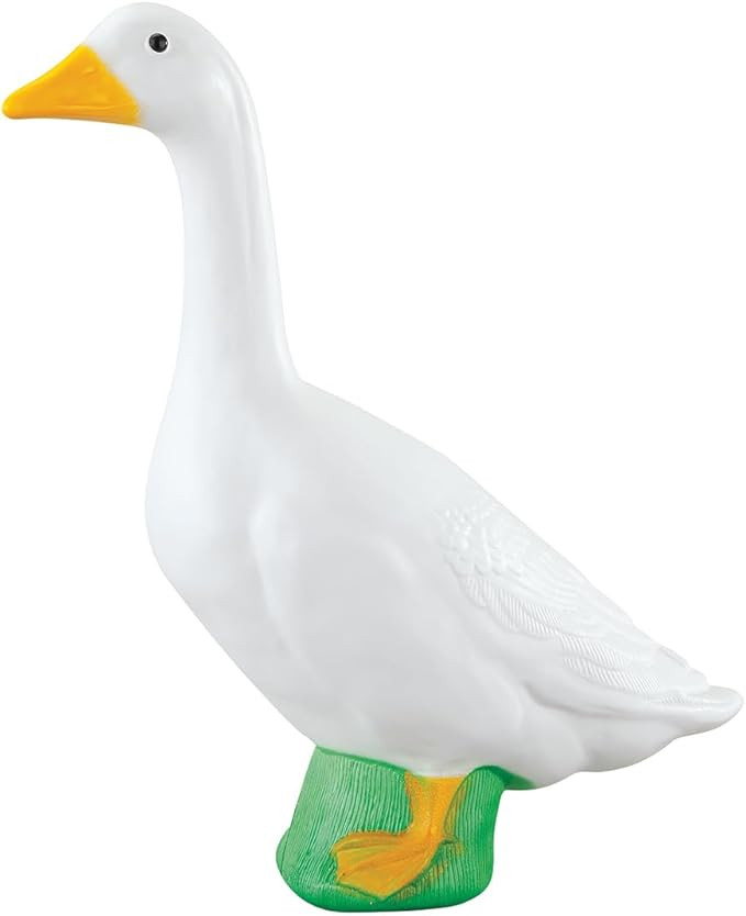 Fox Valley Traders Gaggleville 23" Large White Goose, Plastic Garden Décor, Vibrant and Clean Pa... | Amazon (US)