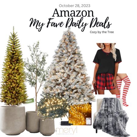 Amazon deals 10.28.23 - get ready to cozy up by the Christmas tree
Flicked Tree Cement Planters Fur Blanket Winter Pajamas Plaid Olive Tree Striped Socks Christmas Lights Christmas Tree

#LTKsalealert #LTKHoliday #LTKSeasonal