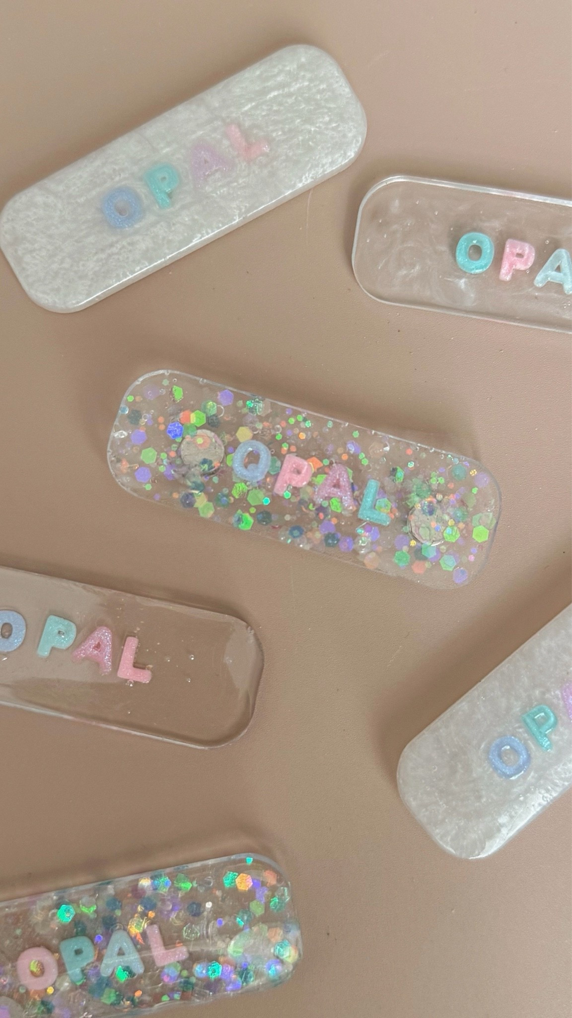 Resin name tags ✨