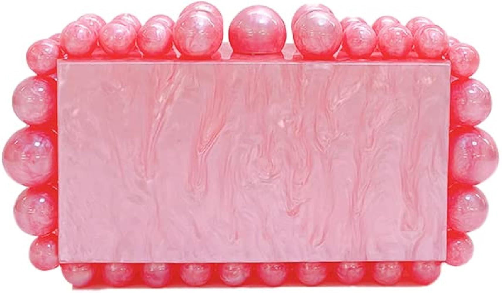 Acrylic Evening Clutch Bag for Women Glitter Marble Purse Handbag for Wedding Cocktail Party Prom | Amazon (US)