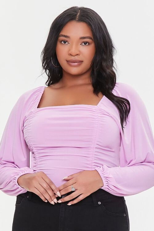 Plus Size Ruched Bodysuit | Forever 21 | Forever 21 (US)