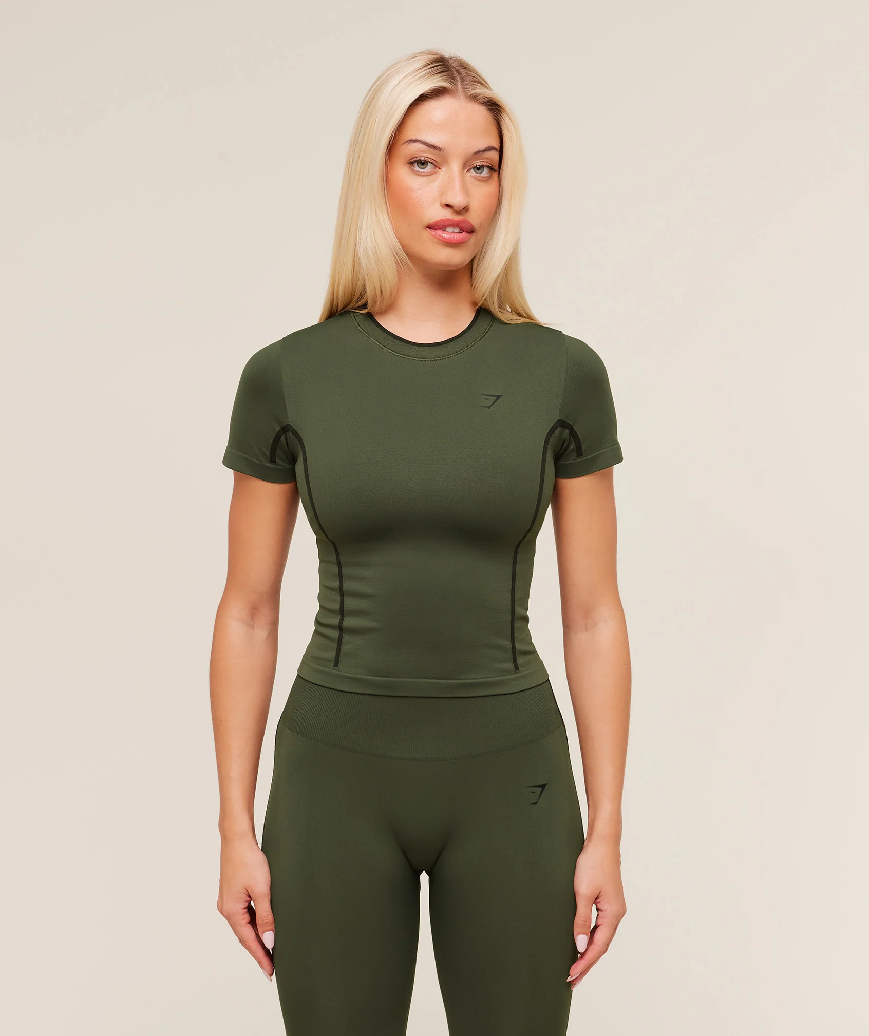 Everyday Seamless Contrast Tee | Gymshark US