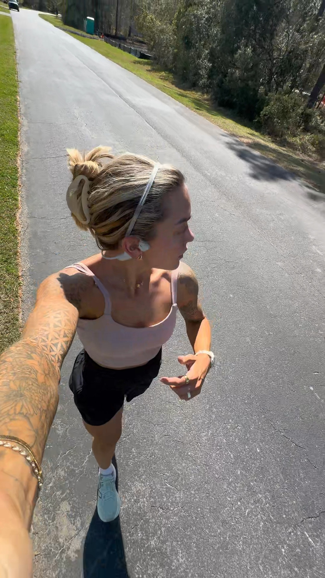 Running essentials as of lately — 🏃‍♀️👟
•my fave twist tanks, S!
•new balance 1080 sneakers, tts!
•running belt for my phone 
•fave shorts, S! 
•garmin watch & replaceable bands🫶🏼
•headphones my dad wore🎧 I love them for runs!

Amazon finds / training / exercise / fitness / Holley Gabrielle 

#LTKActive #LTKWatchNow #LTKSaleAlert