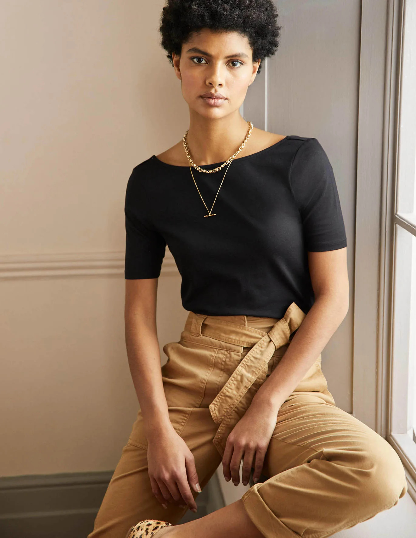 Supersoft Scoop Back T-Shirt | Boden (US)