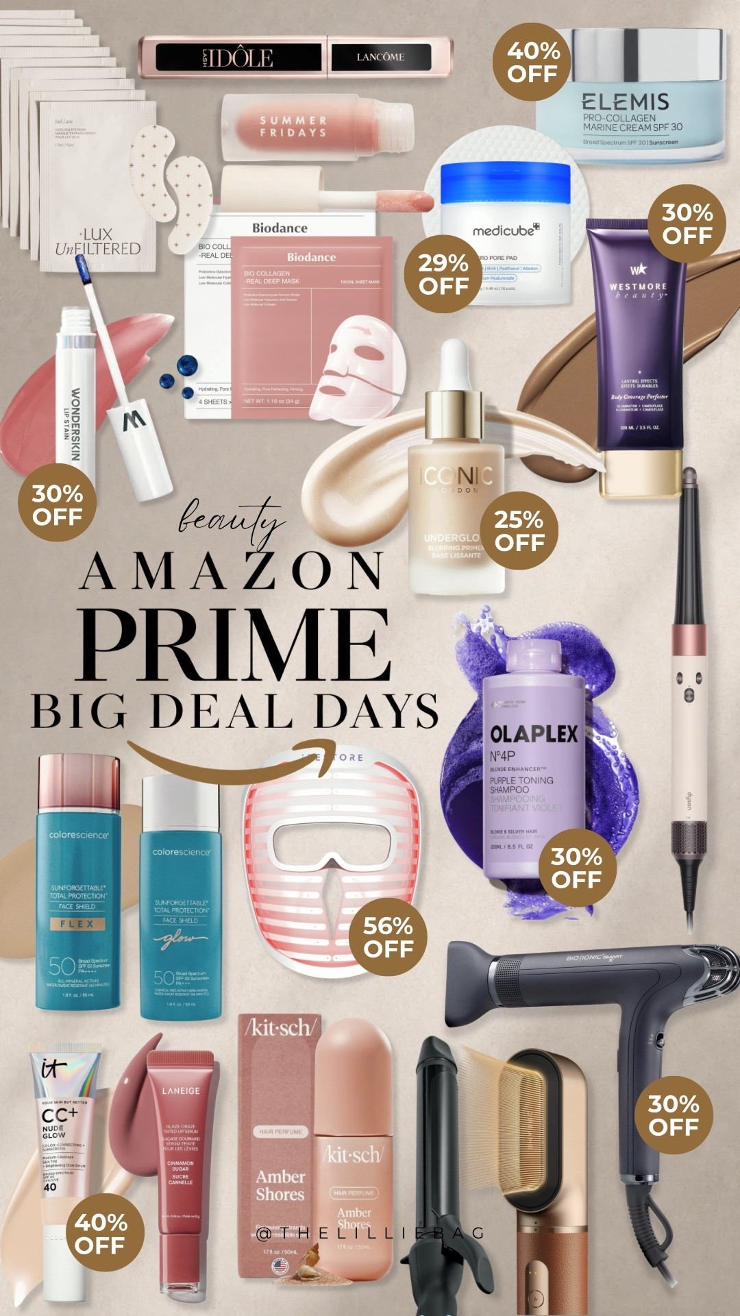 Beauty is one of the categories I ALWAYS watch during Prime 👀💄 So many viral + high-end favorites are already marked down — skincare, hair tools, makeup + more, with some deals over 50% off!

Amazon beauty, Prime Day beauty, beauty deals, skincare deals, hair tools