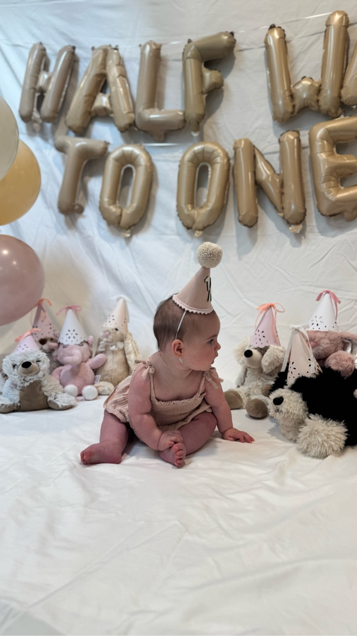 Baby half birthday
6th month photos
Photo backdrop 
Baby girl

#LTKBump #LTKBaby #LTKKids