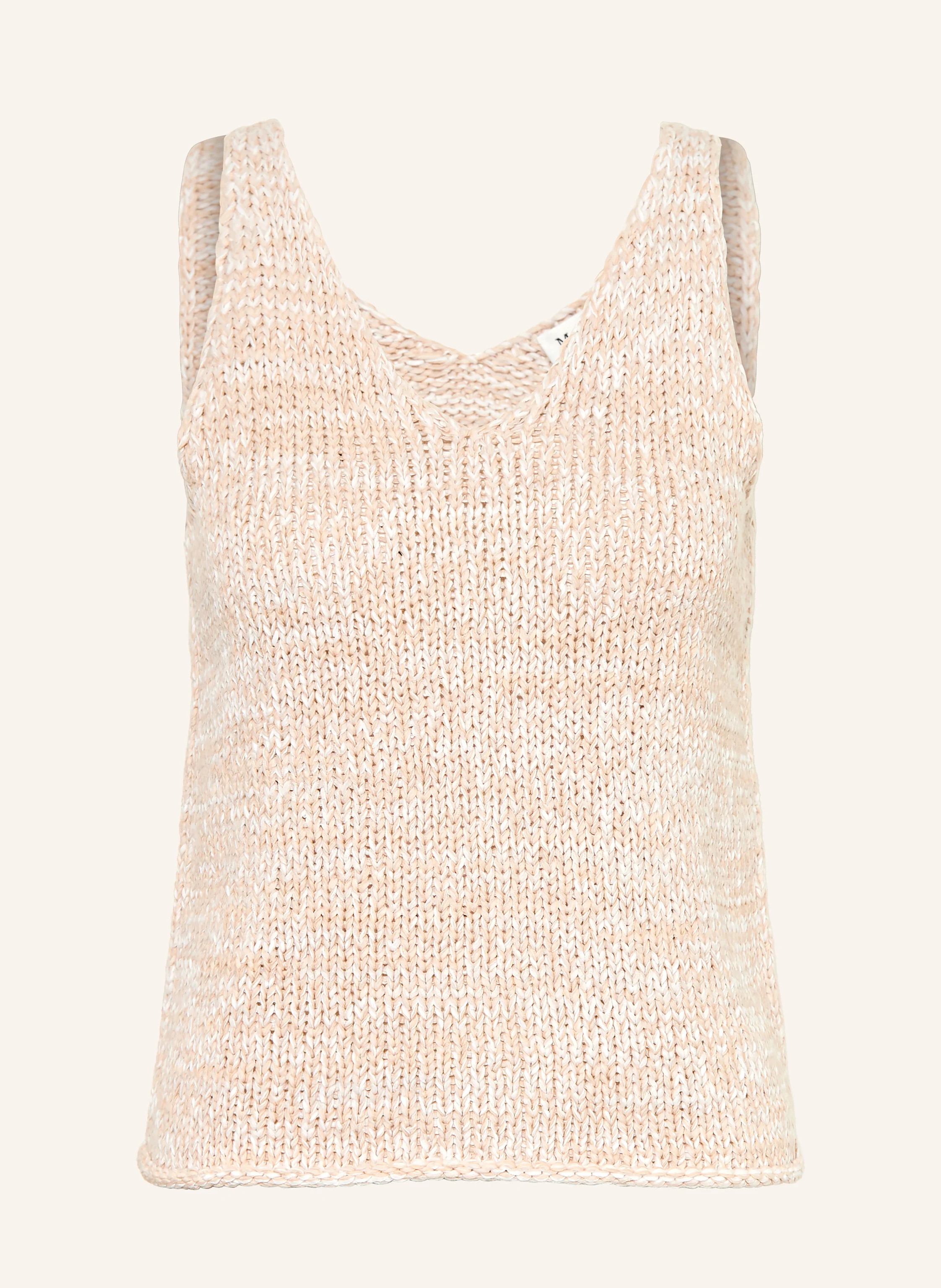 Marc O'Polo Stricktop in beige / weiss | Breuninger (DACH)