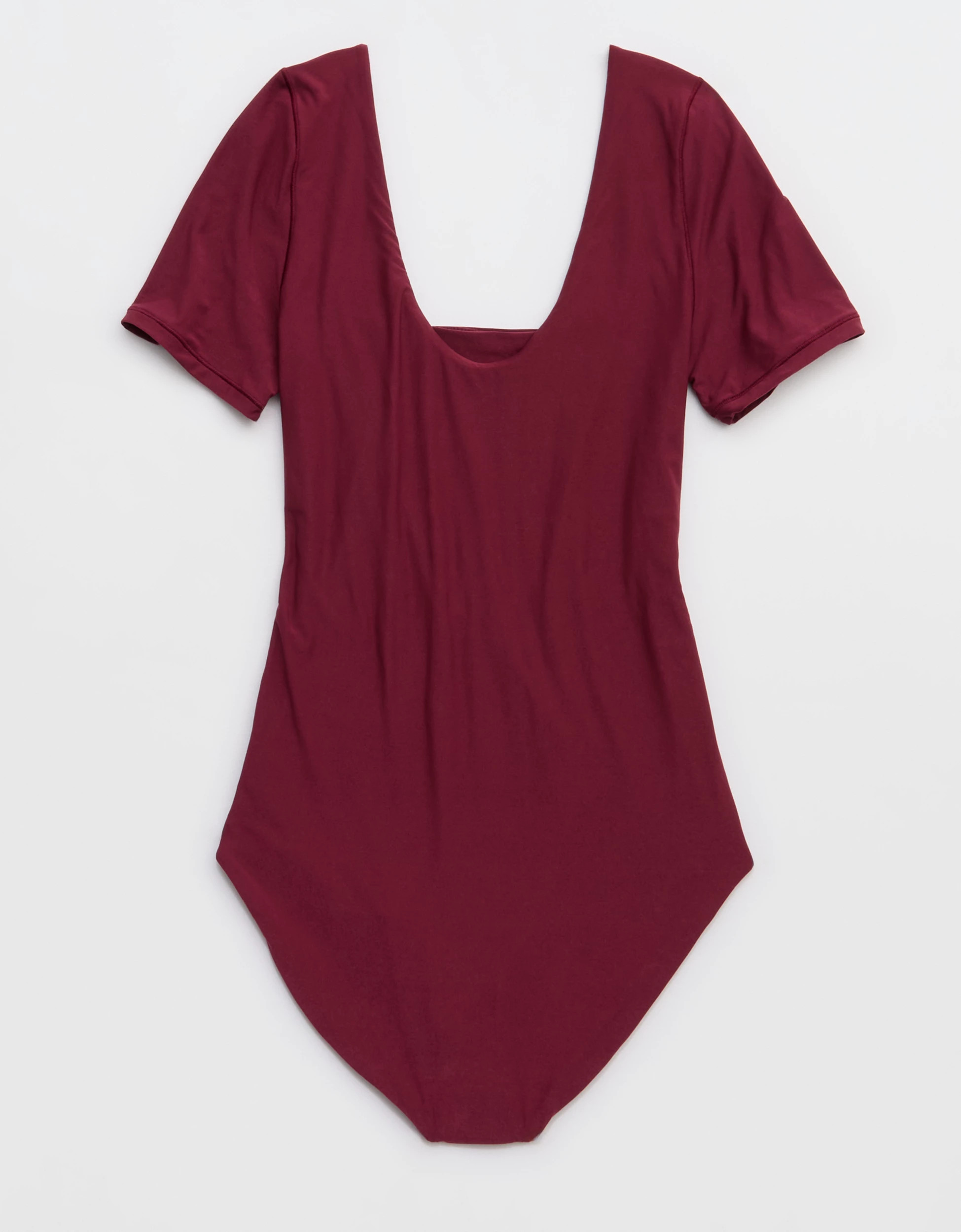 SMOOTHEZ Short Sleeve Square Neck Bodysuit | American Eagle Outfitters (US & CA)