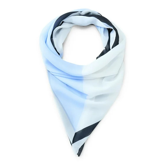 Time and Tru Women's Vintage Geometric Print Square Scarf for Adults - Walmart.com | Walmart (US)