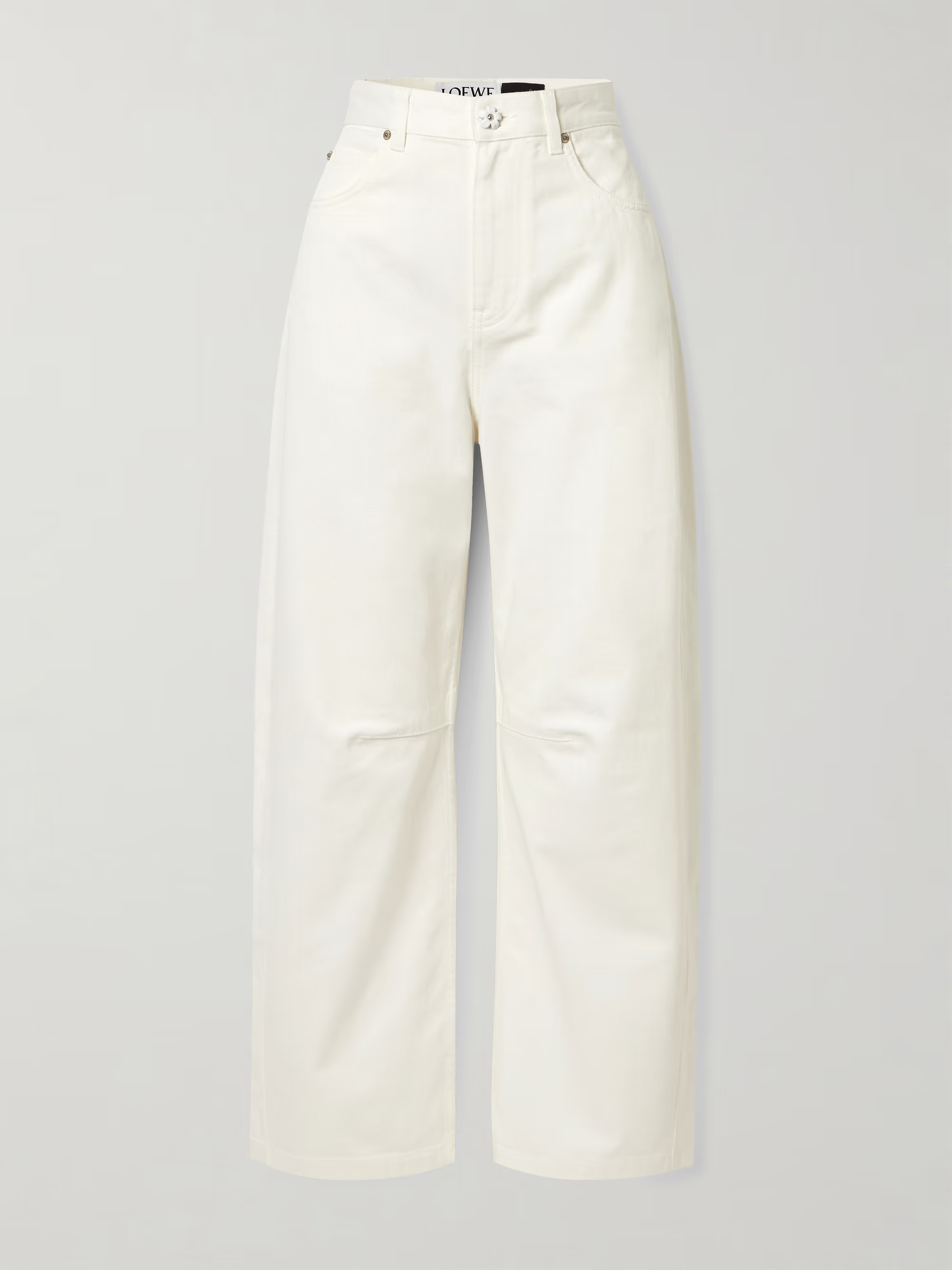 + Paula's Ibiza paneled embellished mid-rise barrel-leg jeans | NET-A-PORTER (US)
