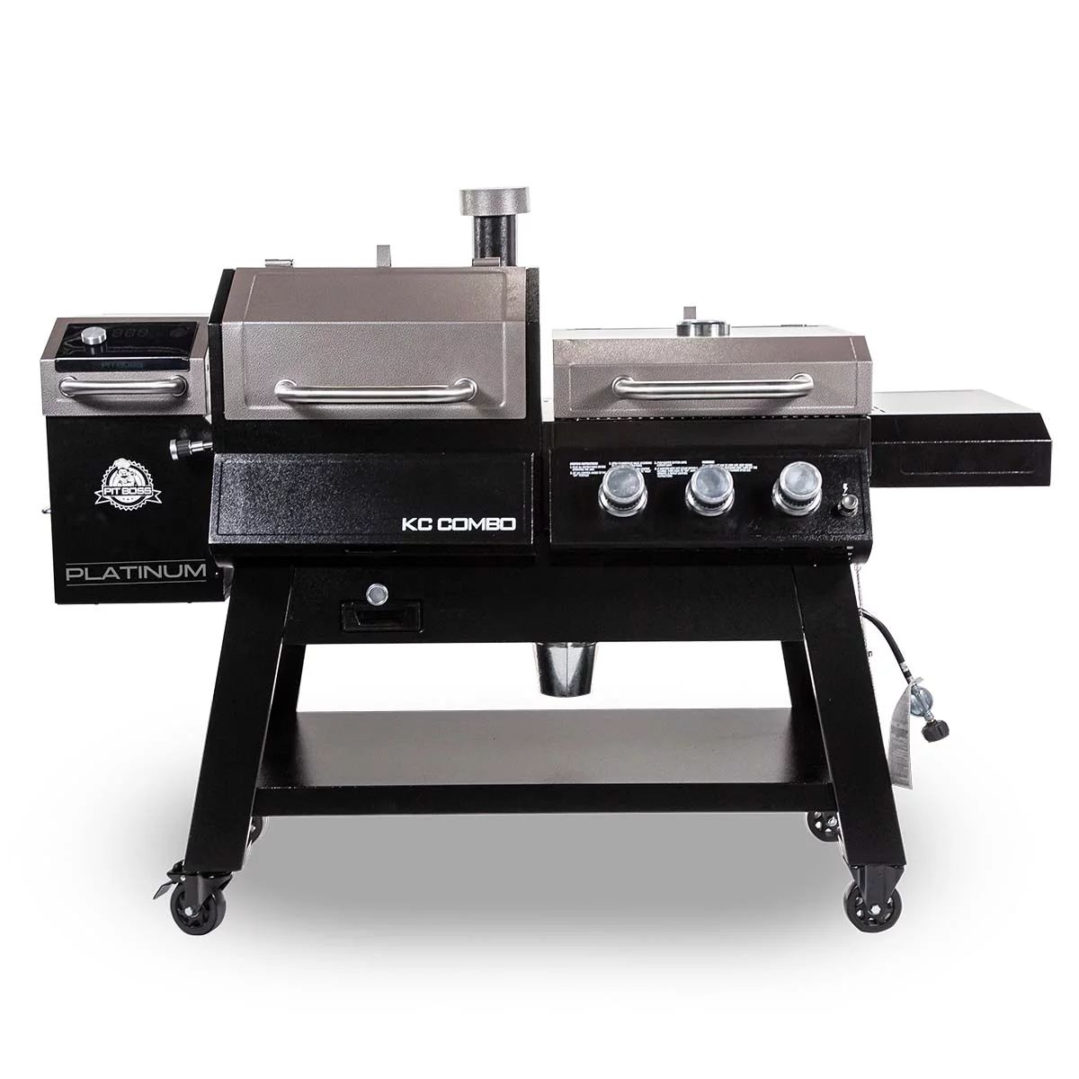 Pit Boss Platinum KC Combo, Wifi and Bluetooth Wood Pellet and Gas Grill | Walmart (US)