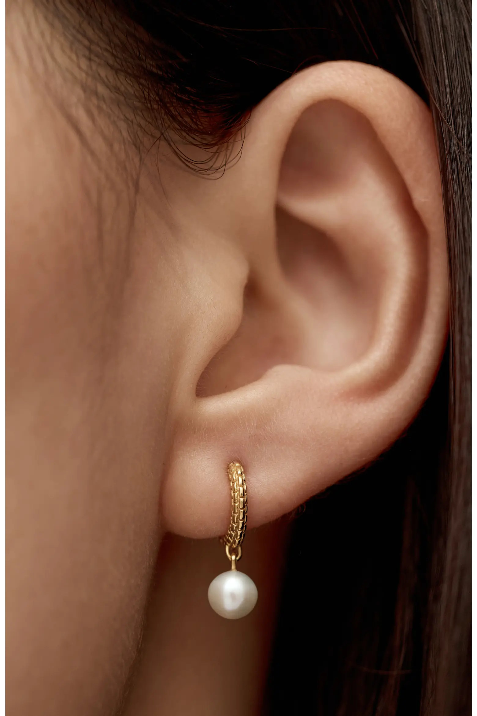 Heirloom Freshwater Pearl Drop Huggie Hoop Earrings (Women) | Nordstrom | Nordstrom