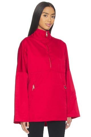 EAVES Silje Half Zip Parka in Urban Red from Revolve.com | Revolve Clothing (Global)