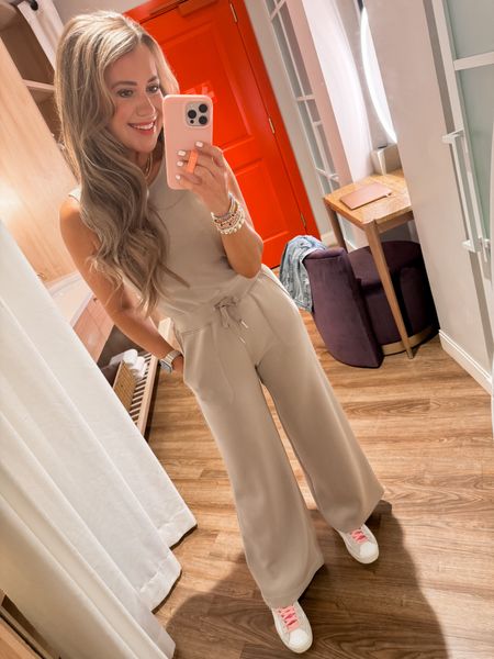 My go to travel outfit! Code  LLXSPANX for 10% off + free ship and returns.

I’m wearing an XS jumpsuit. 

Code LAUREN15 for jacket. Wearing a small.

#LTKover40 #LTKstyletip #LTKfindsunder100