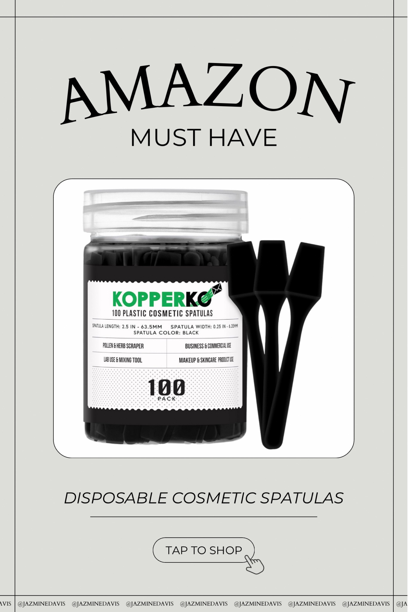 Must have cosmetic item to keep your fingers out your skin care products 😉

I’ve always liked to wash my hands before dipping into my products but I feel far more satisfied using a spatula to reduce the amount of germs introduced to my products. 

These spatulas are great! 🤗

#skincare #amazonfinds #musthave

#LTKBeauty #LTKFindsUnder50 #LTKHome