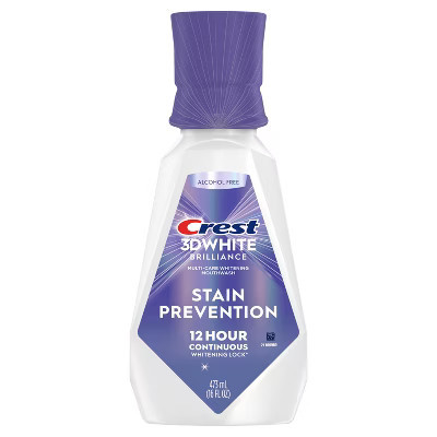 Crest 3D White Deep Stain Prevention Whitening Mouthwash - 473ml | Target