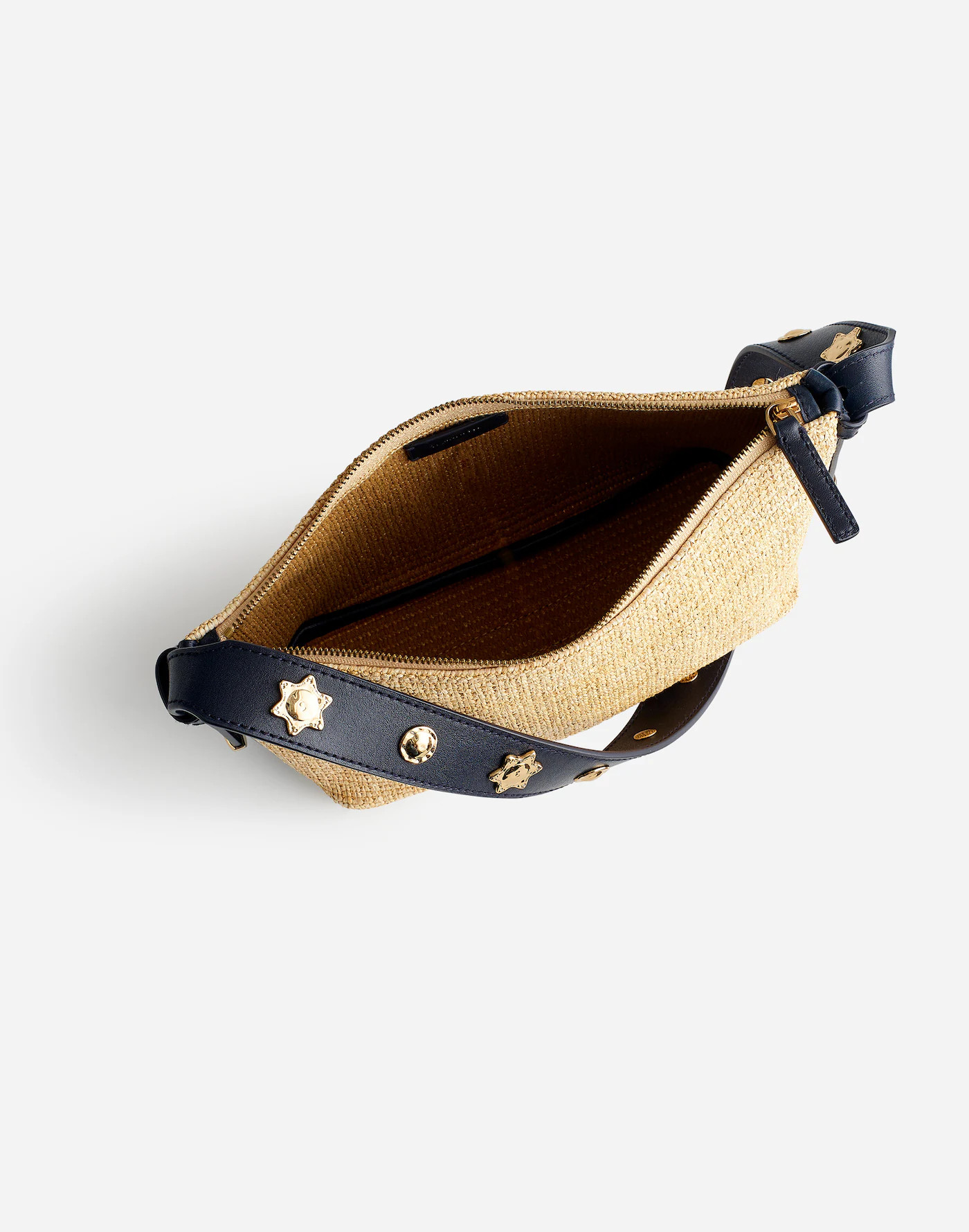 The Sun Medallion Straw Shoulder Bag | Madewell