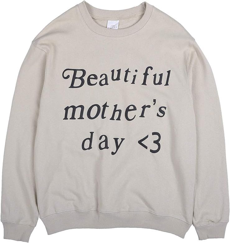 THE SCOTTS Men's Crewneck Sweatshirt Kanye Beautiful Mother's Day Sweatshirt Long Sleeve Pullover Sw | Amazon (US)