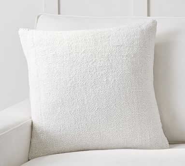 Faye Linen Textured Pillow Covers | Pottery Barn (US)