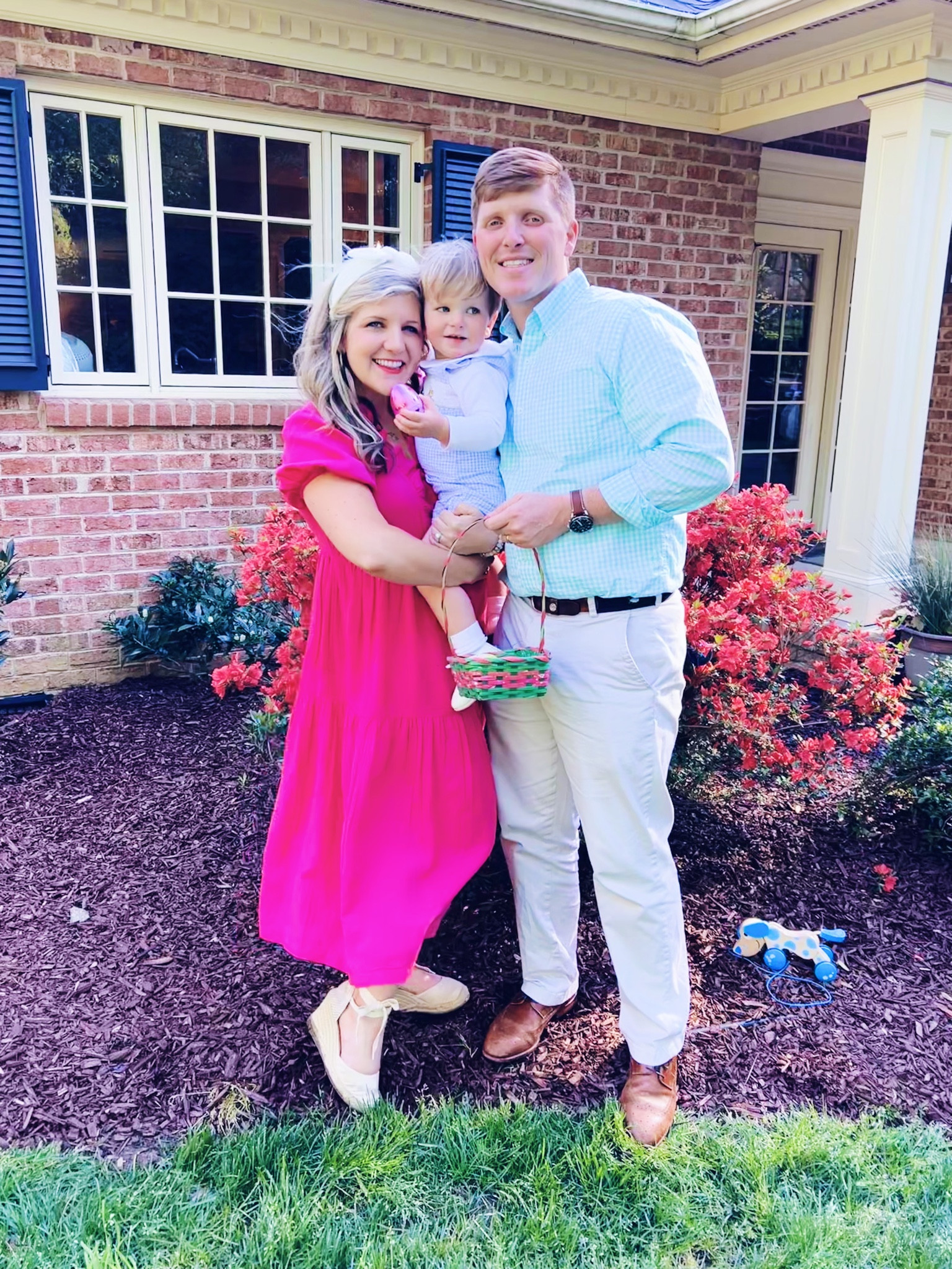 This has been SUCH a sweet, special, and memorable past month for our little family 🫶🏽, and as of today, our sweet little Judson is officially 23 months old!! 👼🏼 // new blog post up on the @emilymabrycreative blog {link in bio} ✨

The Lord has been so abundantly good to our family this month and we have been praising Him for all that He is doing – and for the immense blessing of getting to live in this precious old family farmhouse (my greatparents’!!) 🏡 for this sweet season as we chase after the dreams that Jesus has so clearly laid on our hearts 🚜🌱(and is truly leading us to step by step 🥹– we are so humbled and grateful beyond words)!! 🌾 

Judson and I are loving our daily trail walks and runs with the beautiful mountain views 🏔️ and getting to explore out in the country!! 🌿 We get to wake up to the most stunning sunrise views 🌄 and end the day watching the sun set over the mountains… and it is truly breathtaking! 🌞 I am loving this simple and sweet country living with my best boys… and know that we are truly living in the “good ol’ days,” and wanting to soak up and savor every little moment!! 🥰 Judson is at SUCH a fun little age, and he brings us so much joy and laughter… and we are just so blessed to get to be his parents!! 🤍
 
We celebrated allllll the things this past month – like our 4-year wedding anniversary 🎊, Wes’ birthday (29 and sooo fine haha) 🎂, an anniversary/birthday weekend beach getaway 🌊, Easter 🐰, the 4-year anniversary of @emilymabrycreative (thankful every day for this business that allows me to stay home and raise my sweet baby boy 🎨👩‍🎨), taking Judson to his very first Braves game ⚾️, welcoming in baby chicks 🐣(!!!) to our home sweet home 🐥, and so much more!! My heart has just been overflowing with gratitude for all that the Lord is doing right now… and it is such a beautiful and fun adventure getting to chase after Jesus and our dreams with my sweet boys!! 💫 #giftsfromgod 

#LTKSeasonal #LTKbaby #LTKfamily