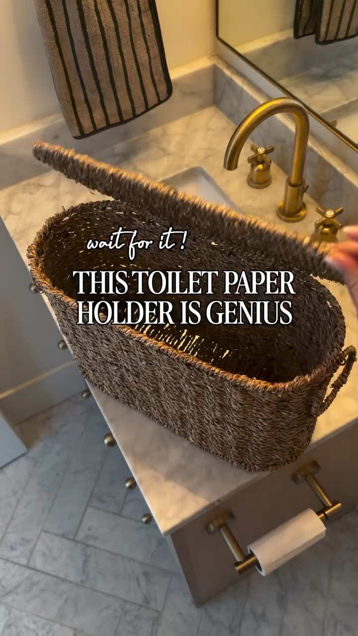Everyone thinks this is just decor… until they realize it holds all the extra rolls 🤍

No more bulky packages sitting out — this is one of those small upgrades that makes a bathroom feel instantly put together.

Comment STORAGE and I’ll send it to you.