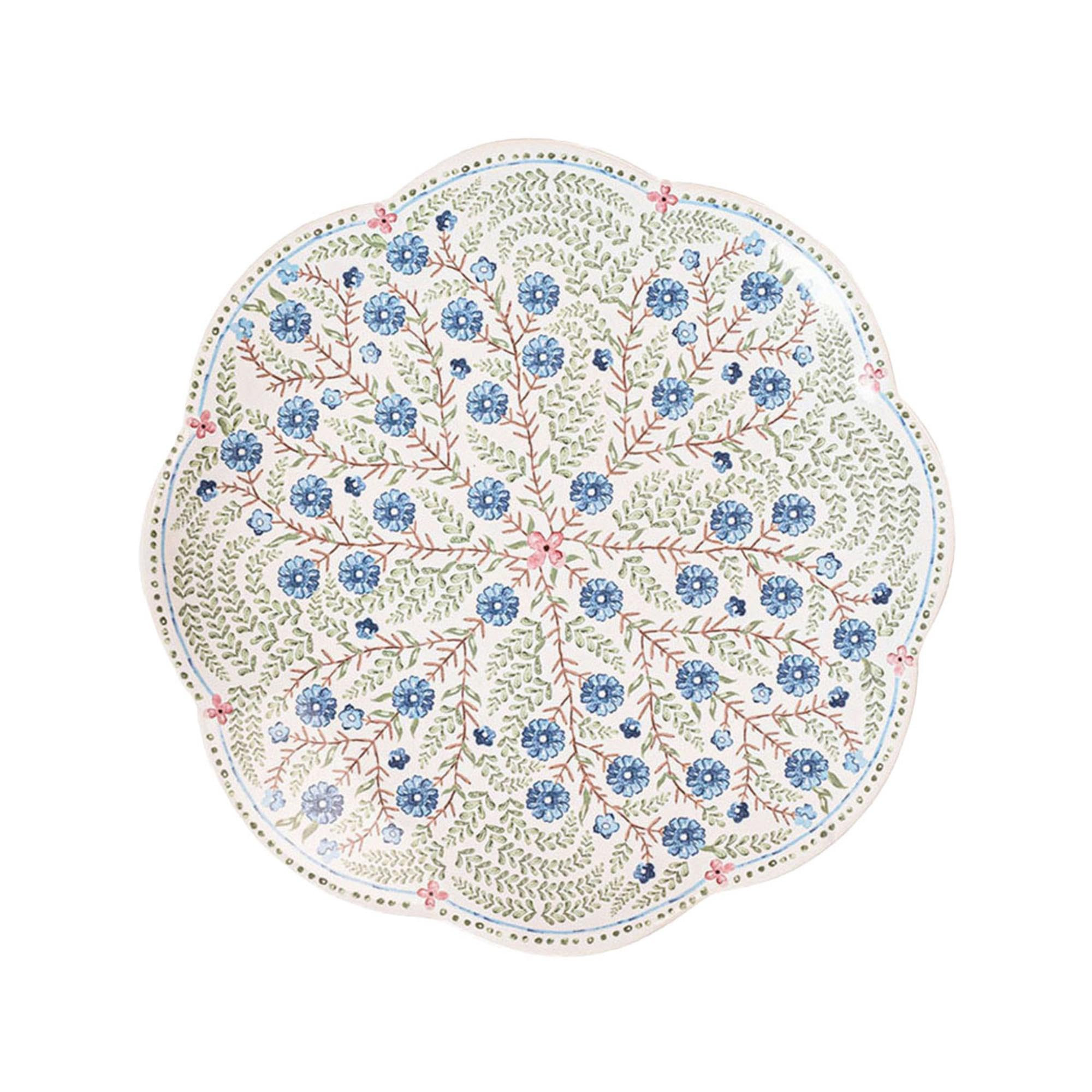 Juliska Villa Seville Scalloped Dessert/Salad Plate - Chambray | Amazon (US)
