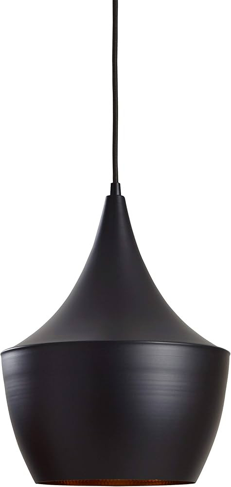 Amazon Brand – Rivet Industrial Pendant Light with Bulb, 63"H, Black | Amazon (US)