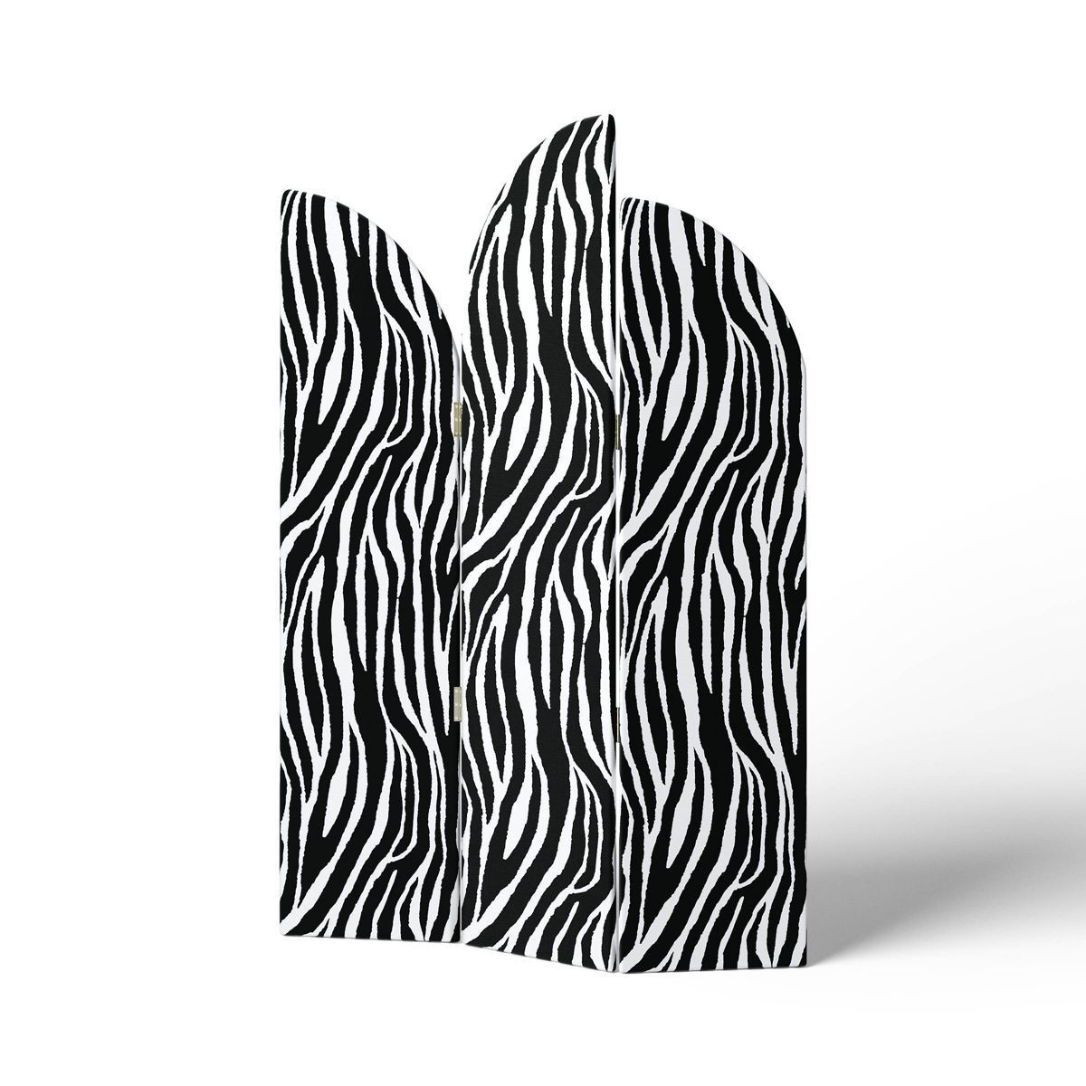 Black and White Zebra 72'' 3 Panel Room Divider - DVF for Target | Target