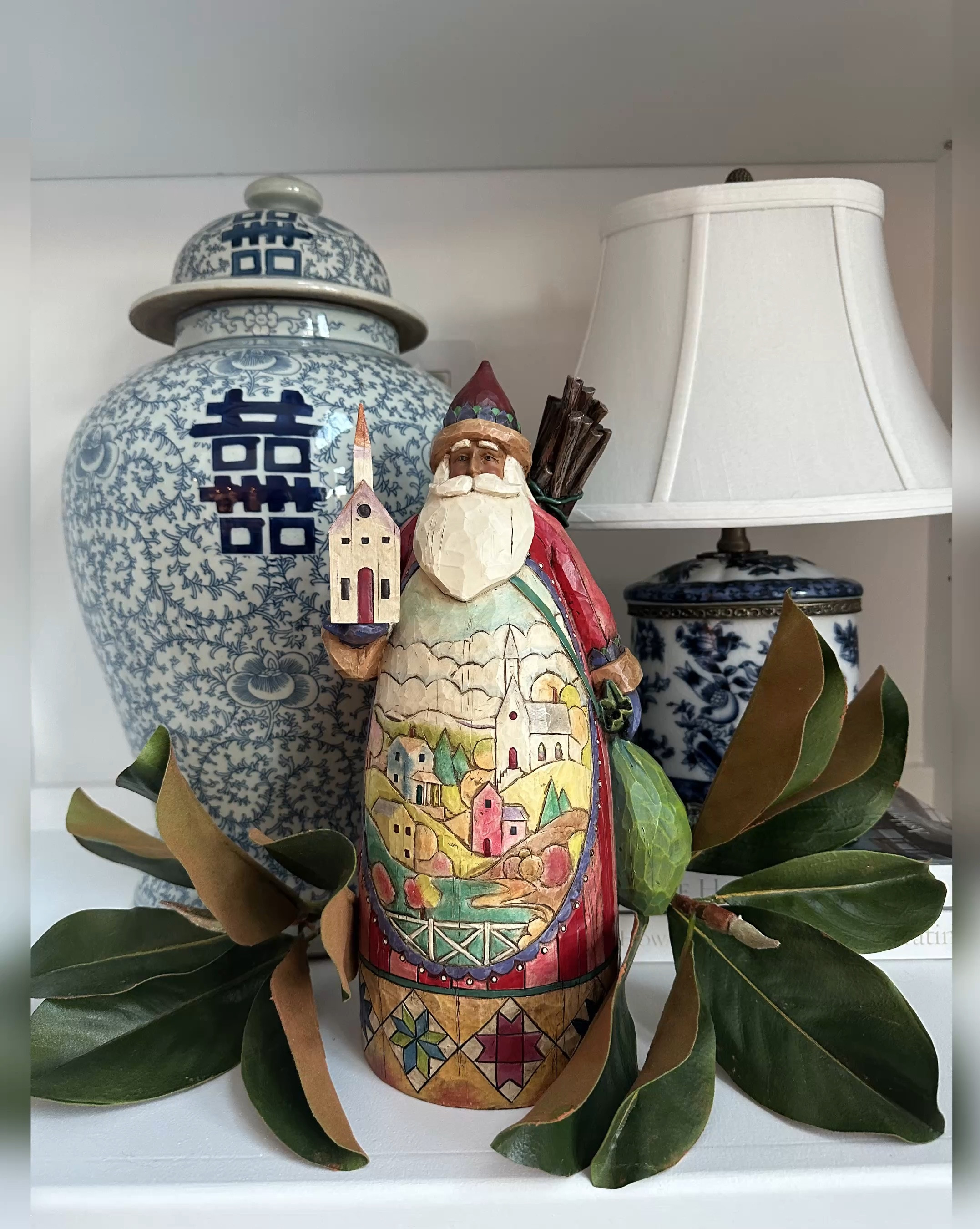 I love adding magnolia to my Christmas decor!  Jim Shore Santa’s are some of my favorites♥️

#LTKWatchNow #LTKSeasonal #LTKHoliday