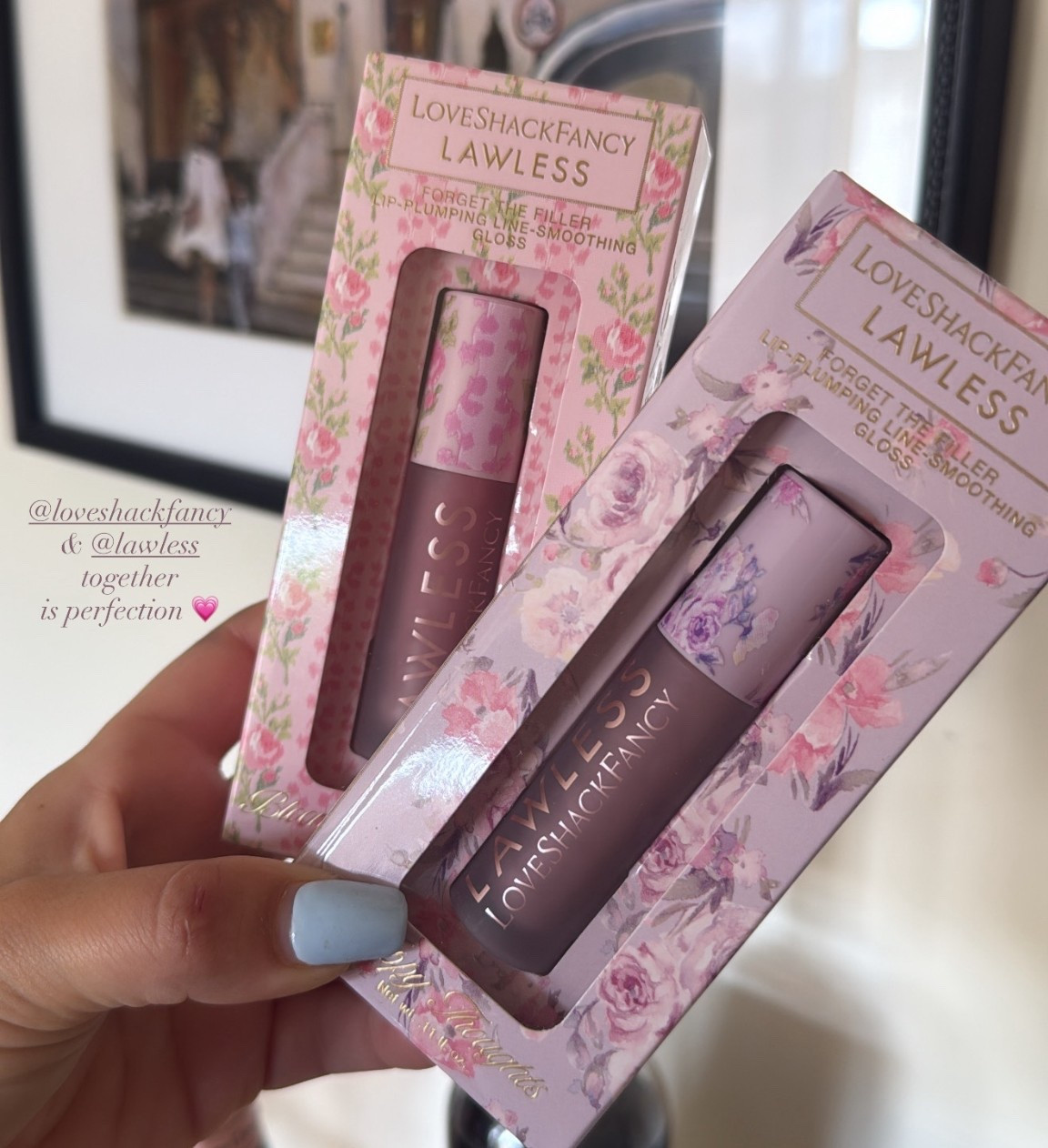 Two of my favorite brands have done a collab! LoveShackFancey & Lawless created two beautiful lip glosses! Now available on each of their brands website and Sephora! 

Bridesmaid gift 
Wedding 
Bridal era
Bride beauty must have 

#LTKBeauty #LTKStyleTip #LTKWedding