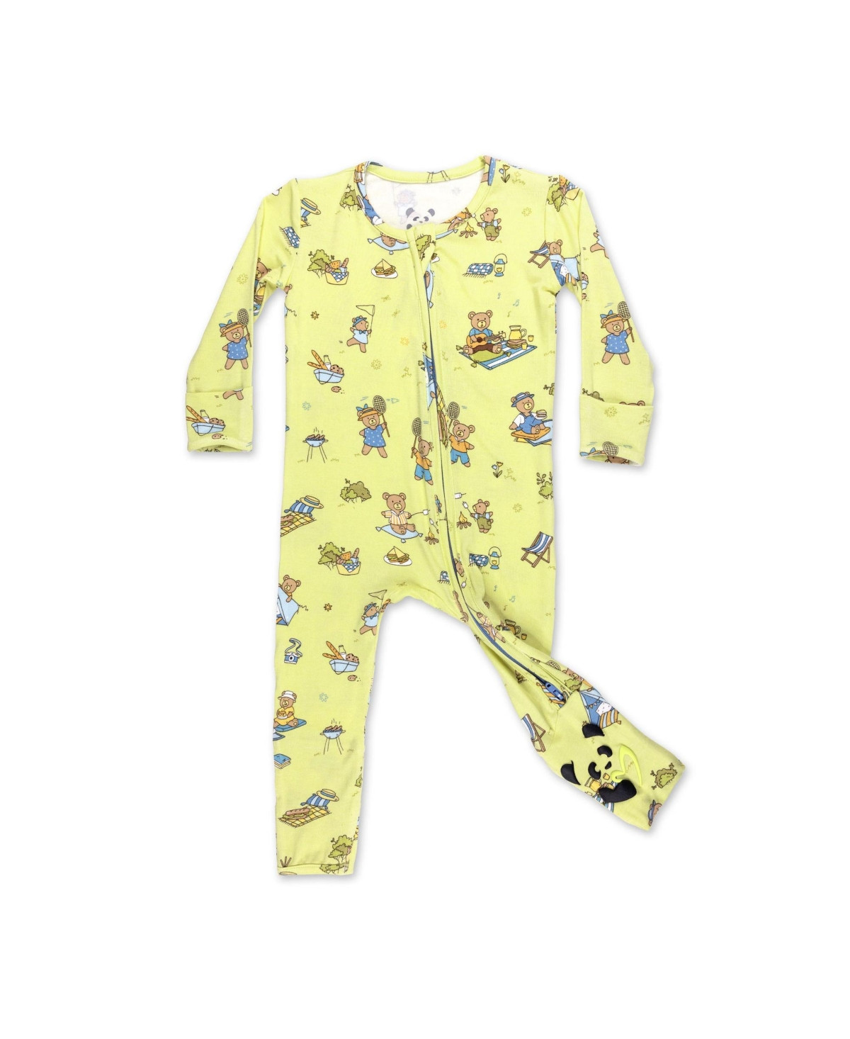 Bellabu Bear Unisex Teddy Bear Picnic Convertible Footie - Teddy bear picnic | Macy's