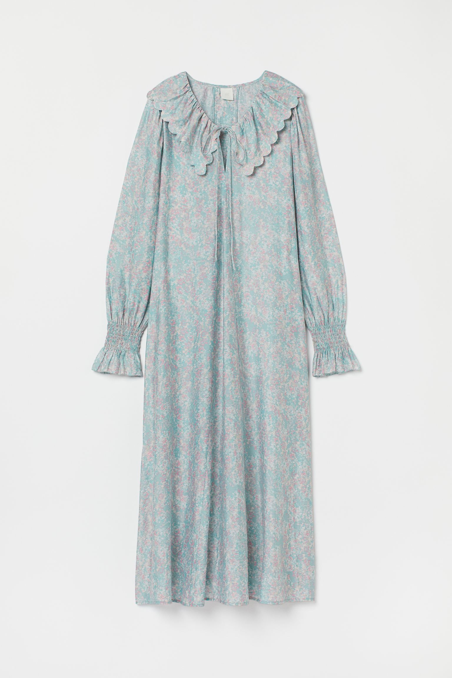 Long Flounce-collared Dress | H&M (US + CA)