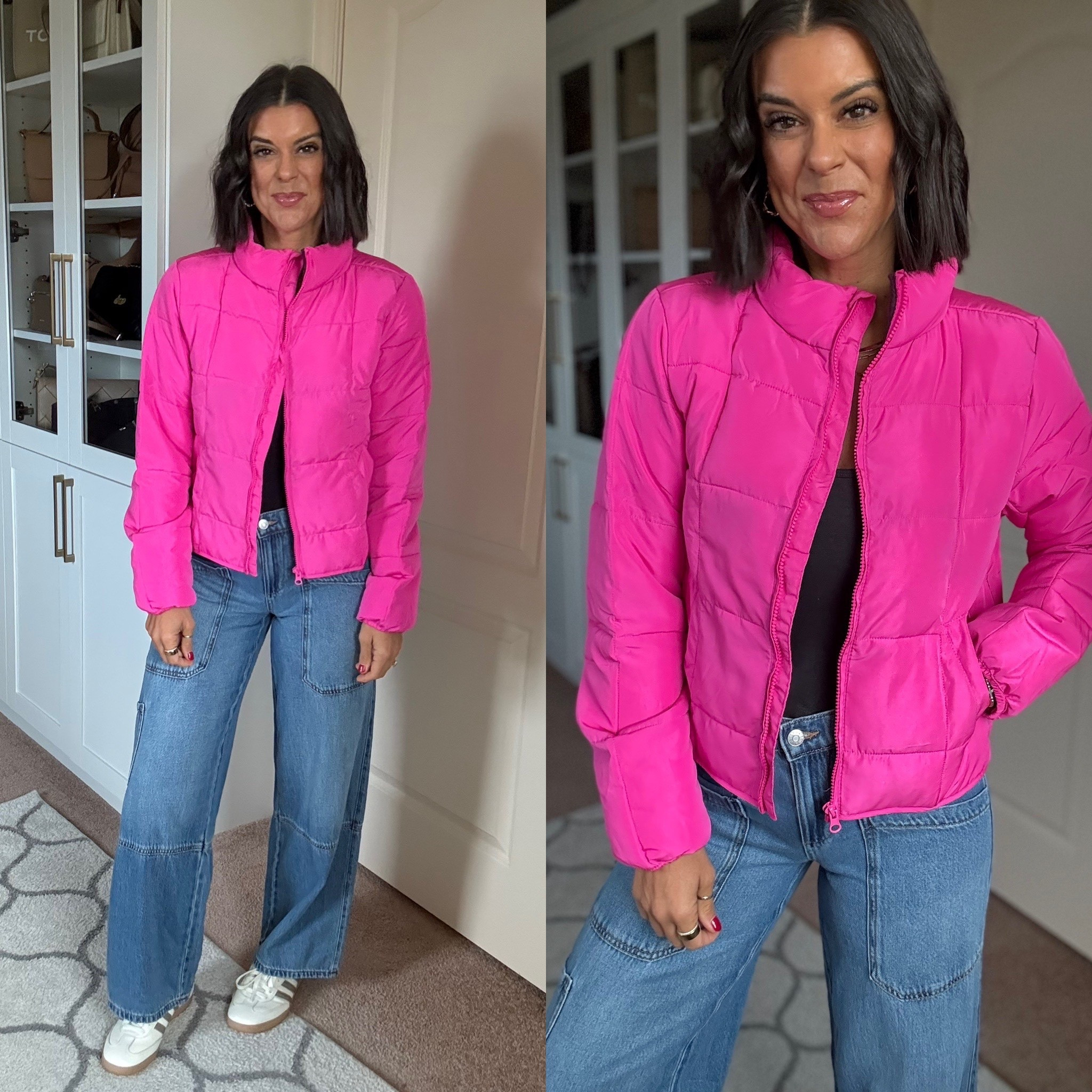 $10 Walmart coat!! Size small/med 
Size small in pants 

#LTKCyberWeek #LTKHoliday #LTKSaleAlert