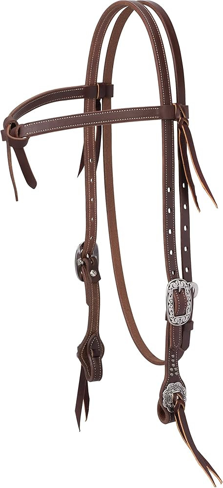 Weaver Leather unisex adult Weaver Leather Working Tack Futurity Knot Browband Headstall, Floral,... | Amazon (US)