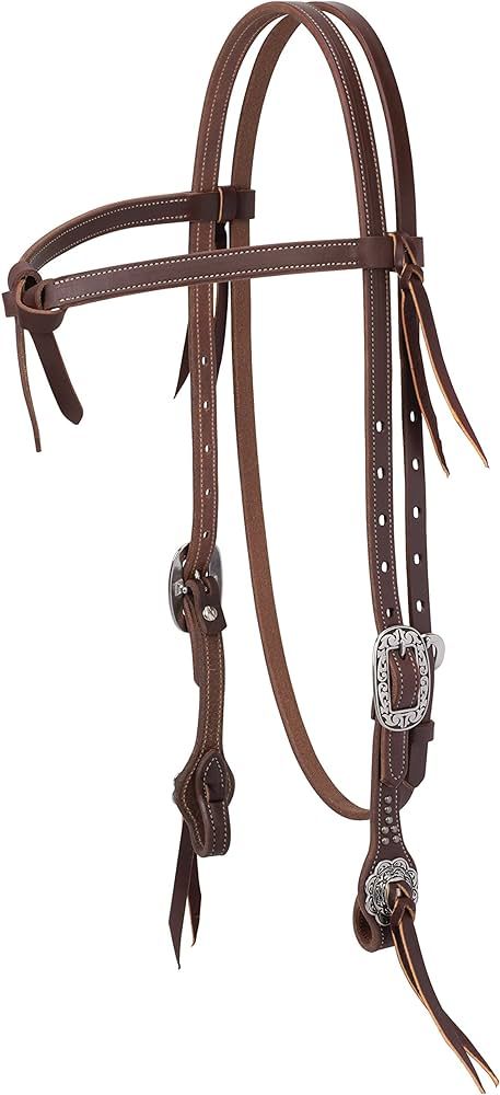 Weaver Leather unisex adult Weaver Leather Working Tack Futurity Knot Browband Headstall, Floral,... | Amazon (US)