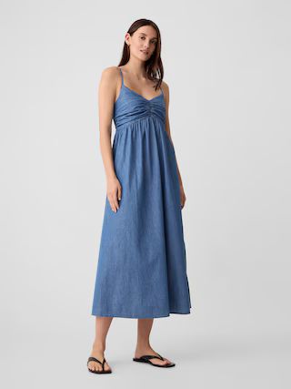 Denim Maxi Dress | Gap Factory