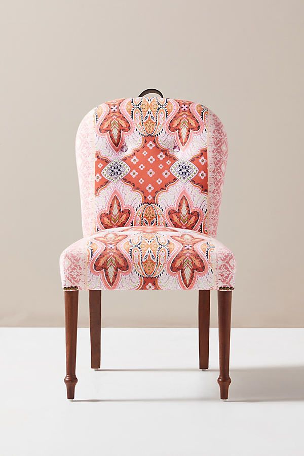 Kachel Daphne-Printed Dining Chair By Kachel in Orange | Anthropologie (US)