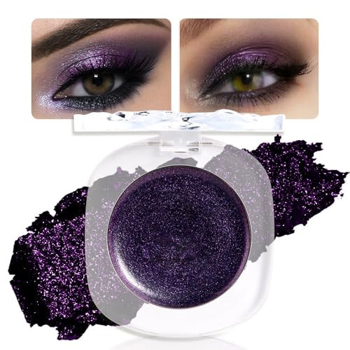 Monochrome Matte Eye Shadow Makeup Palette, Highly Pigmented Dark Purple Eyeshadow Palette, Shimmer Pressed Powder Eyeshadow Makeup,Single Vegan Eye Shadow,Daily Evening Women Girls Eyeshadow Gift 05 | Amazon (US)