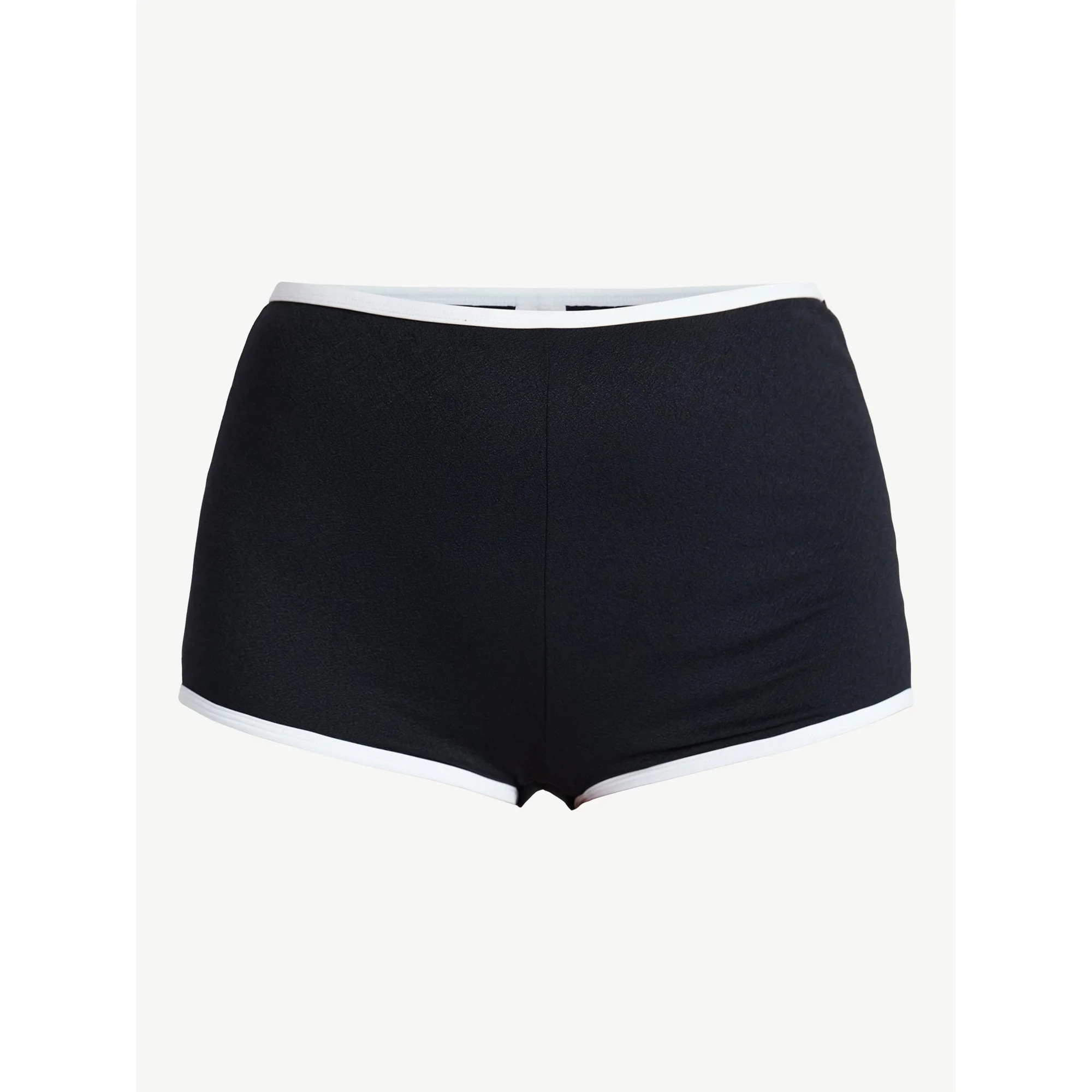 Time and Tru Women's and Women's Plus Size High Waist Swim Boyshorts, Sizes XS-3X | Walmart (US)