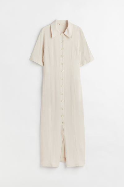 Silk-blend shirt dress | H&M (UK, MY, IN, SG, PH, TW, HK)