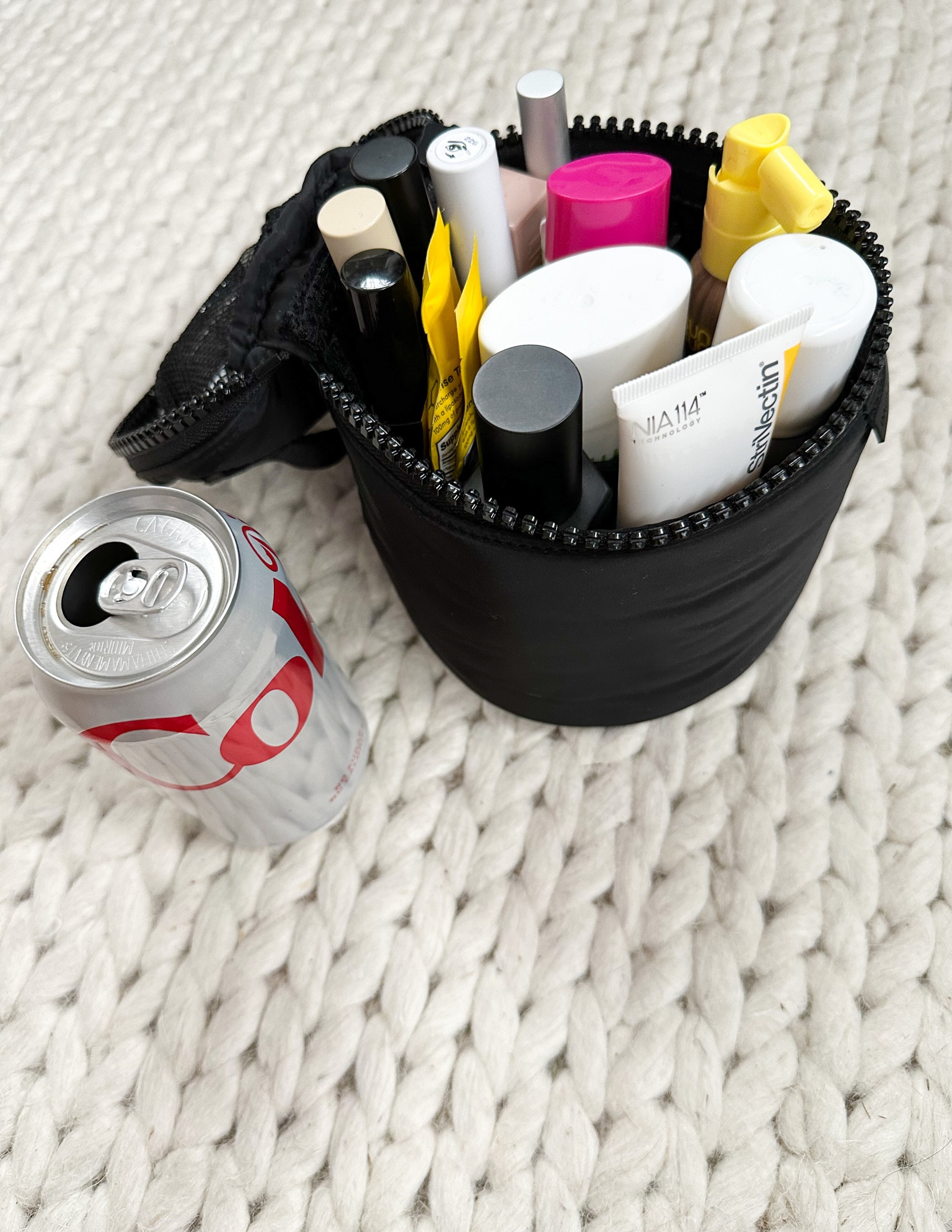 love the dagne dover small cosmetics case - shockingly roomy & has adjustable Velcro organization inside 

#LTKtravel #LTKitbag #LTKFind