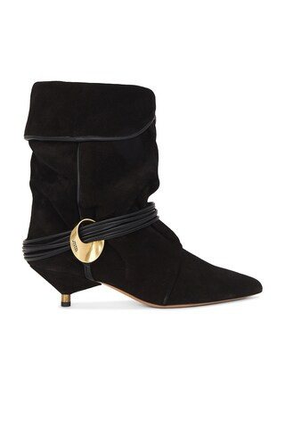 Isabel Marant Edrika Kitten Boot in Black - Black. Size 40 (also in 38, 39, 41). | FWRD 