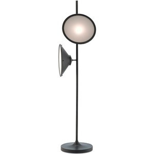 The contemporary Bulat Floor Lamp is perfect for a wall splash in a corner. Featuring oversized f... | Burke Decor