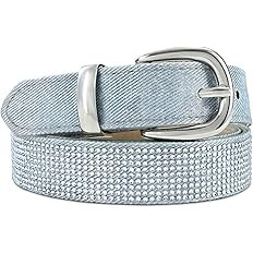 Rhinestone Belt for Women, Sparkly Diamond Belts for Womens Dresses, Ladies Glitter Belts for Jea... | Amazon (US)
