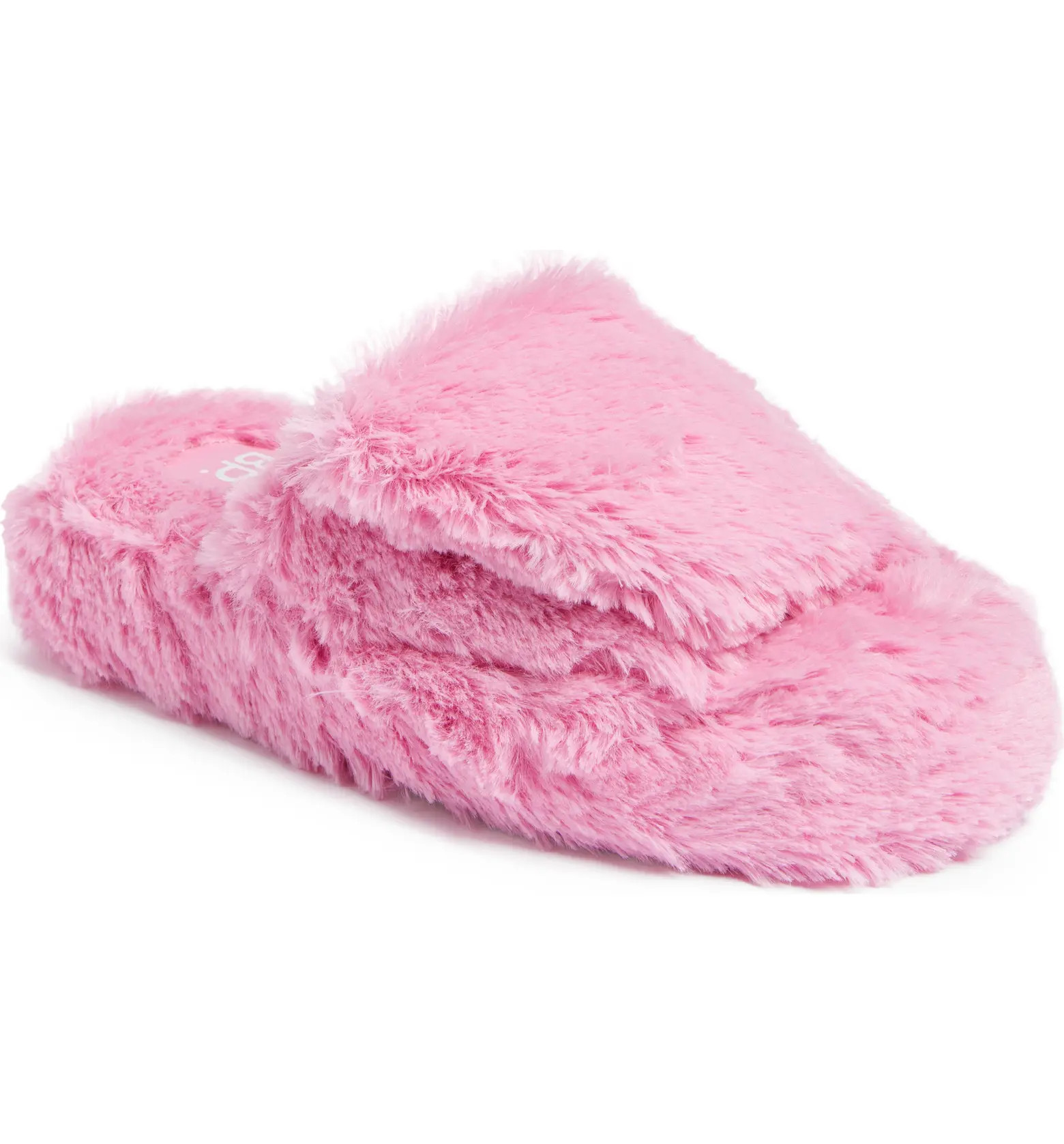 BP. Fawn Adjustable Faux Fur Slipper | Nordstrom | Nordstrom