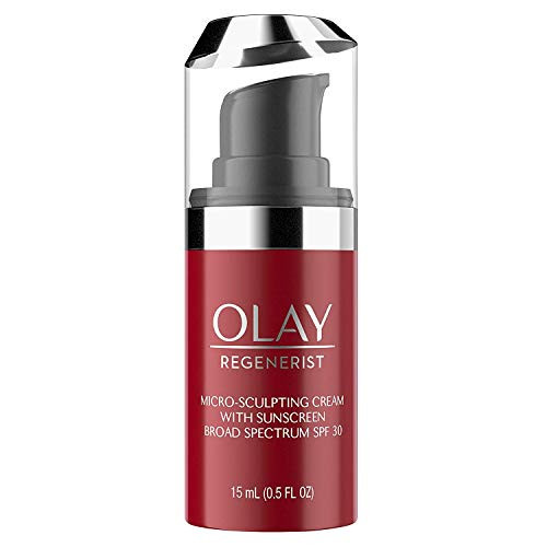 Olay Regenerist Micro-Sculpting Cream Face Moisturizer with Sunscreen, SPF 30, Trial Size 0.5 oz | Amazon (US)