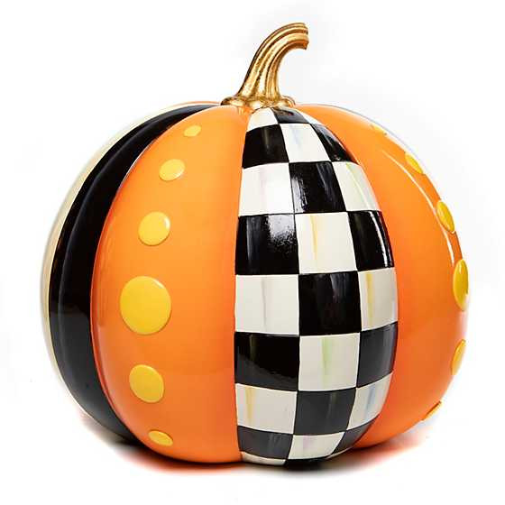 Boo Patchwork Pumpkin | MacKenzie-Childs
