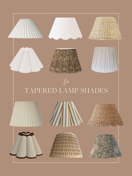 One way I love elevating any lamp is with a tapered lamp shade! Whether it be pleated, textured, or patterned it can completely change the look of your lamp, and the overall feel of any space! 

#LTKHome #LTKStyleTip